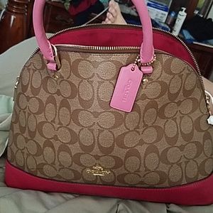 Coach tote with strap
